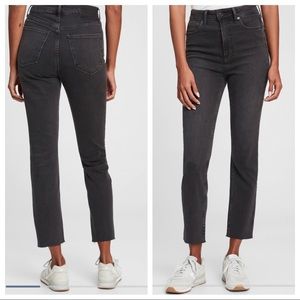 Sky High Rise Vintage Slim Jeans with Washwell